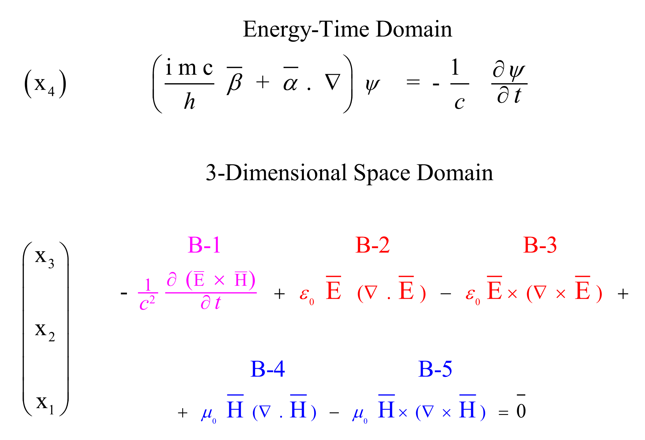 4-Dimensional Dirac Equation